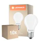Fordelspakning 10x Ledvance Classic LED E27 Pære Matt 5.9W 806lm - 827 Ekstra Varm Hvit | Dimbar | mable - Erstatter 60W