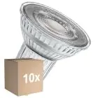 Fordelspakning 10x Ledvance LED Spot GU10 PAR16 2.4W 230lm 36D - 940 Kald Hvit | Beste Fargegjengivelse - Dimbar - Erstatter 35W