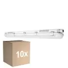 Fordelspakning 10x Ledvance LED Lyslister Vanntett Fuktighetstett 32W 4000lm - 830 Varm Hvit | 120cm 