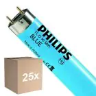 Fordelspakning 25x Philips MASTER TL-D 58W - Blå | 150cm