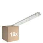Fordelspakning 10x Philips LED Lyslister Vanntett WT050C | Egnet Til 2x150cm LED Lysrør