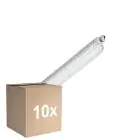 Fordelspakning 10x Philips LED Lyslister Vanntett CoreLine WT120C G3 13W 2000lm - 840 Kald Hvit | 60cm - Erstatter 2x18W