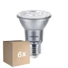 Fordelspakning 6x Philips Master Value LED Pære Reflektor E27 PAR20 6W 540lm 40D - 940 kald hvit | beste fargegjengivelse - dimbar - erstatter 50W