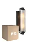 Fordelspakning 6x Nordlux Nimal Veggbelysning Plast Svart | Egnet for E14