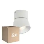 Fordelspakning 6x Nordlux Pitcher Spot Metall Hvit | Egnet for GU10