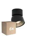 Fordelspakning 6x Nordlux Pitcher Spot Metall Svart | Egnet for GU10