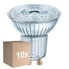 Fordelspakning 10x Osram Parathom LED GU10 Spot klar 3.4W 230lm - 927 ekstra varm hvit | dimbar - beste fargegjengivelse - erstatter 35W