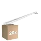 Fordelspakning 20x Noxion Lyslister Click V2 LED T8 | Egnet for 2x 120cm LED Lysrør
