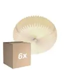Fordelspakning 6x Nordlux Belloy Vegg og Taklampe 40 Papir/Stål Hvit | Egnet for 1x E27
