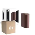Fordelspakning 6x D'Lite Veggbelysning Vossem Rusten Up & Down | Egnet for 2x GU10 