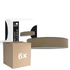 Fordelspakning 6x D'Lite Taklampe Lunelle 50cm Tekstil Brun | Egnet Til 3x E27 