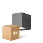 Fordelspakning 4x D'Lite Veggbelysning Vrebos Svart | IP54 - Egnet Til 1x GU10