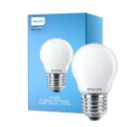 Philips Corepro LED Lustre E27 Ball matt 6.5W 806lm - 827 ekstra varm hvit | erstatter 60W