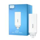 Philips CorePro PL-T LED Pære HF 9W - 840 Kald Hvit | 4-Stift - Erstatter 26W