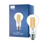 Philips MASTER LED Pære Ultra Efficient E27 Pære klar 4W 840lm - 827 ekstra varm hvit | dimbar - erstatter 60W