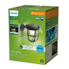 Philips Solar Radii Veggbelysning Metall Svart 1.3W 250lm - 830 Varm Hvit | IP44