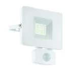 Eglo Veggbelysning Faedo 3 Aluminium Hvit 21W 2300lm - 850 Kald Hvit | IP44 - Bevegelsessensor