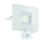 Eglo Veggbelysning Faedo 3 Aluminium Hvit 31W 3400lm - 850 Kald Hvit | IP44 - Bevegelsessensor
