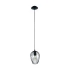 Eglo Pendel Lampe Newtown Stål Svart | IP20 - Egnet for 1x E27 
