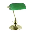 Eglo Bordlampe Banker Stål Gull Grønn | IP20 - Egnet for 1x E27 