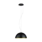 Eglo Pendel Lampe Gaeta 1 Stål Svart Gull | IP20 - Egnet for 1x E27 