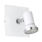 Eglo Veggbelysning Tamara 1 Stål Hvit Krom 2.8W 250lm - 830 Varm Hvit | IP44 - Inkl. 1x GU10