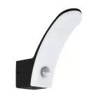 Eglo Veggbelysning Fiumicino Udendørs Aluminium Svart 11.5W 1200lm - 830 Varm Hvit
