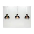 Eglo Pendel Lampe Oilella Stål Svart Gull | IP20 - Egnet for 3x E27 