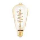 Eglo LED Edison E27 Filament Rav 4W 245lm - 820 Ekstra Varm Hvit | Dimbar - Erstatter 25W