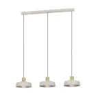 Eglo Pendel Lampe Valdiola Stål Slipt | IP20 - Egnet for 3x E27 