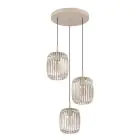 Eglo Pendel Lampe Romazzina Stål Sandete | Egnet for 3x E27