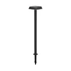 Eglo Pigg Lys Dreoli Solar Svart 8W 1030lm - 830 Varm Hvit | IP65 - Bevegelsessensor