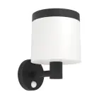 Eglo Veggbelysning Pantete Solar Svart 7W 790lm - 830 Varm Hvit | IP65 - Bevegelsessensor