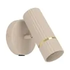 Eglo Veggbelysning Caminia Stål Slipt 4.7W 345lm - 830 Varm Hvit | IP20 - Inkl. 1x GU10