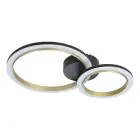 Eglo Taklampe Calliera Stål Svart, Messing 12W 1500lm - 830 Varm Hvit | Dimbar