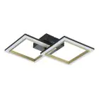Eglo Taklampe Calliera Stål Svart, Messing 18.4W 2500lm - 830 Varm Hvit | Dimbar