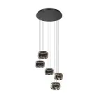 Eglo Pendel Lampe Hortunas Stål Svart 5.8W 690lm - 830 Varm Hvit | IP20 - Dimbar 