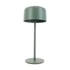 Eglo Bordlampe Roccanova Solar Stål Grønn 2W 270lm - 830 Varm Hvit | IP44 - Berøringsdimmbar - USB-C