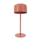 Eglo Bordlampe Roccanova Solar Stål Orange 2W 270lm - 830 Varm Hvit | IP44 - Berøringsdimmbar - USB-C