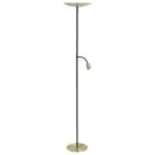 Eglo Gulvlampe Conivarino Stål Brushed Messing, Svart 30.5W 3150lm - 827 Ekstra Varm Hvit | Dimbar