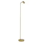 Eglo Gulvlampe Rigomagno Stål Messing | Egnet for GU10