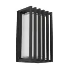 Eglo Veggbelysning Genovese Aluminium Svart 10W 1050lm - 865 Daglys | IP65 - Bevegelsessensor