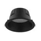 Noxion LED Downlight Hera Dyp Innfelt Svart 15W 1500lm 80D - 827-830-840 CCT | 176mm - Utskjæring 150mm