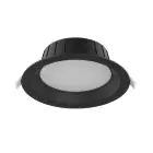 Noxion LED Downlight Hera Medium Innfelt Svart 21W 2400lm 100D - 827-830-840 CCT | 226mm - Utskjæring 200mm