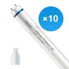Fordelspakning 10x Philips LED Lysrør T8 MASTER (EM/Mains) High Output 8W 1050lm - 840 kald hvit | 60cm - erstatter 18W